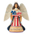 Jim Shore Jim Shore Patriotic Angel with Heart Figurine