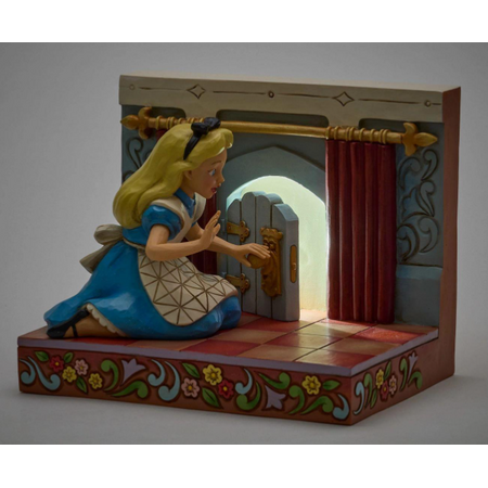 Jim Shore Jim Shore Alice in Wonderland LED Door Figurine
