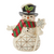 Jim Shore Jim Shore Snowman with Snowflake Staff Mini Figurine