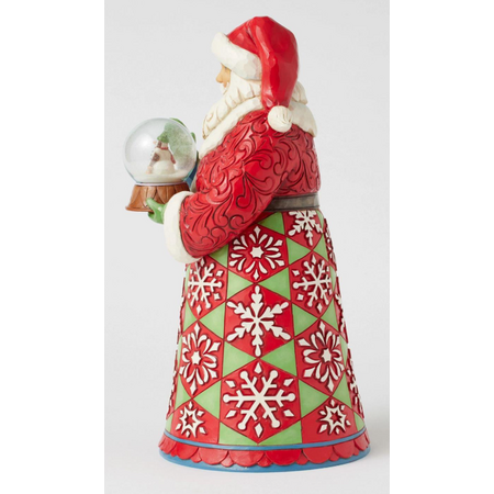 Jim Shore Jim Shore Santa Holding Mini Globe Figurine