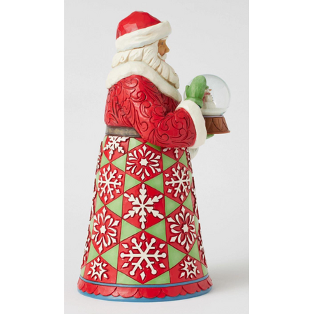 Jim Shore Jim Shore Santa Holding Mini Globe Figurine