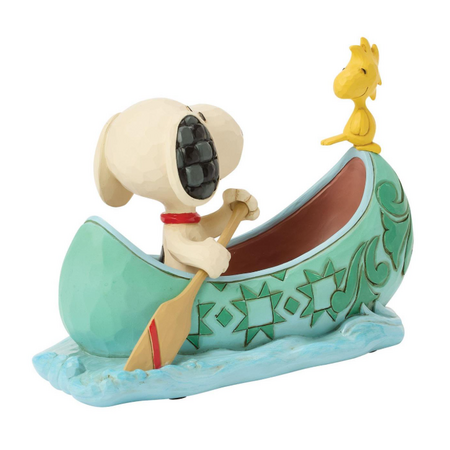 Jim Shore Jim Shore Snoopy and  Woodstock Canoe Figurine