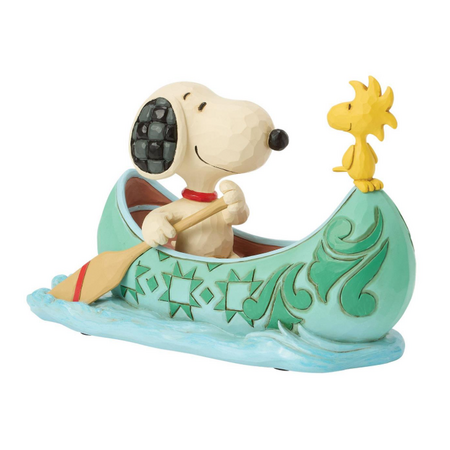 Jim Shore Jim Shore Snoopy and  Woodstock Canoe Figurine