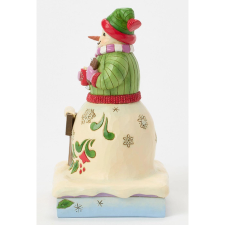 Jim Shore Jim Shore Snowman with Hershey Sign Figurine