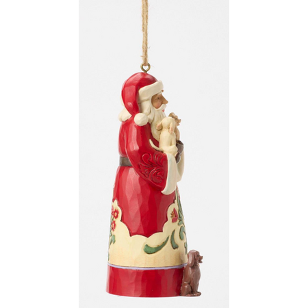 Jim Shore Jim Shore Santa with Pets Hanging Ornament