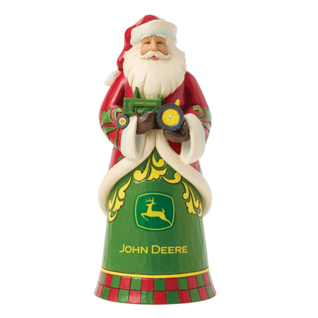 Jim Shore Jim Shore Santa with John Deere Tractor Figurine