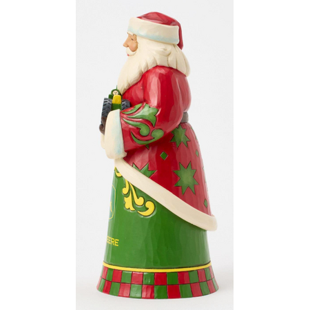 Jim Shore Jim Shore Santa with John Deere Tractor Figurine