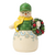 Jim Shore Jim Shore Snowman with John Deere Hat & Wreath Figurine