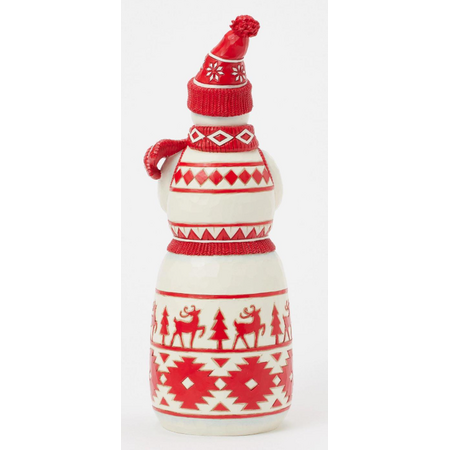 Jim Shore Jim Shore Nordic Noel Snowman with Cardinal Figurine