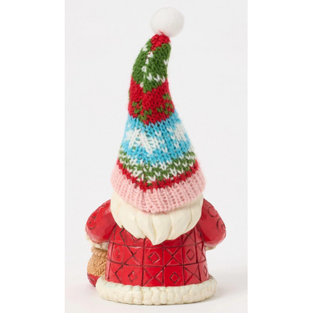 Jim Shore Jim Shore Holiday Gnome Knit Hat Figurine