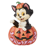 Jim Shore Jim Shore Disney Figaro in Jack-O-Lantern Mini Figurine