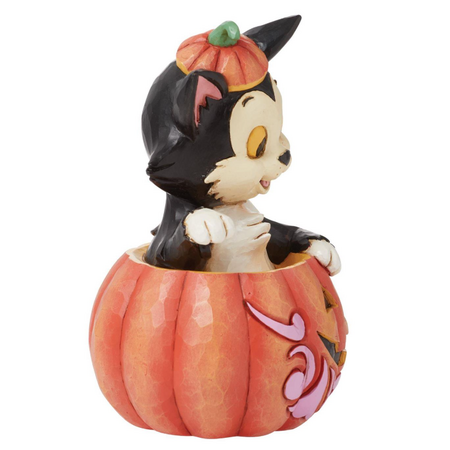 Jim Shore Jim Shore Disney Figaro in Jack-O-Lantern Mini Figurine