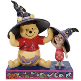 Jim Shore Jim Shore Pooh and Piglet Witch Hats Figurine
