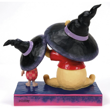 Jim Shore Jim Shore Pooh and Piglet Witch Hats Figurine