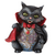 Jim Shore Jim Shore Vampire Cat Mini Figurine
