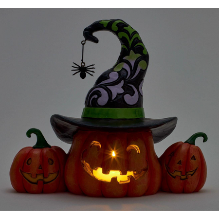 Jim Shore Jim Shore Three Jack-O-Lanterns LED Figurine