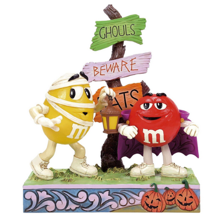 Jim Shore Jim Shore M&M Red & Yellow Halloween Figurine