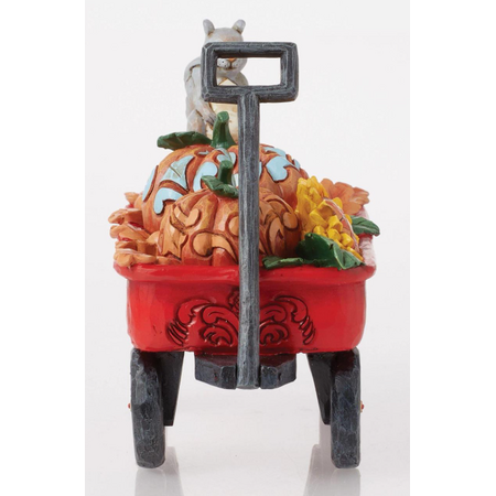 Jim Shore Jim Shore Harvest Wagon with Pumpkins Figurine