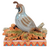 Jim Shore Jim Shore Quail Sitting on Leaves Figurine