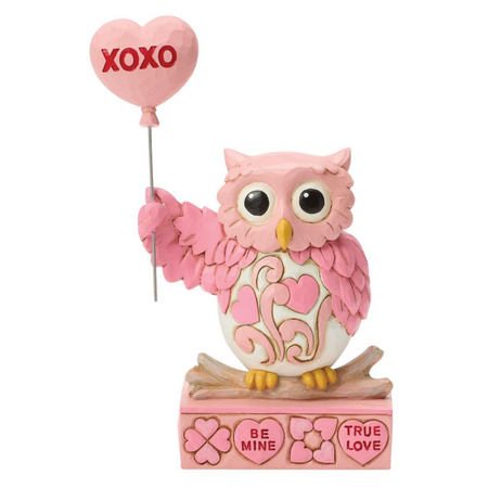 Jim Shore Jim Shore Sweethearts Owl with Balloon Figurine