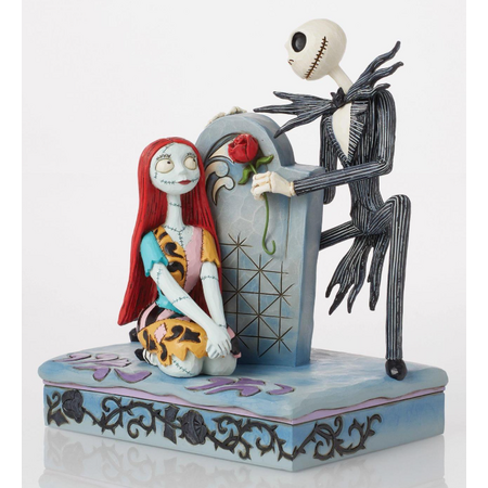 Jim Shore Jim Shore The Nightmare Before Christmas Jack and Sally Gravestone Figurine