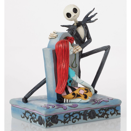 Jim Shore Jim Shore The Nightmare Before Christmas Jack and Sally Gravestone Figurine