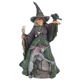 Jim Shore Jim Shore Evil Witch with Graveyard Figurine