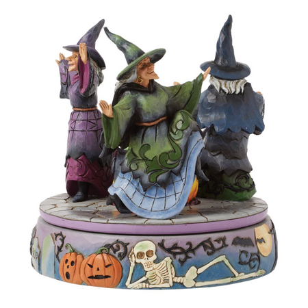 Jim Shore Jim Shore Witches Rotating Cauldron Figurine
