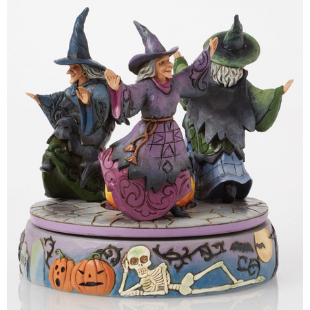 Jim Shore Jim Shore Witches Rotating Cauldron Figurine