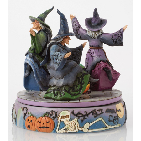 Jim Shore Jim Shore Witches Rotating Cauldron Figurine
