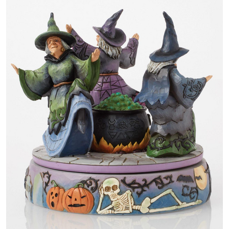 Jim Shore Jim Shore Witches Rotating Cauldron Figurine