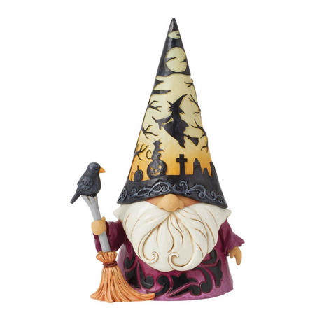 Jim Shore Jim Shore Wizard with LED Scene Hat Figurine