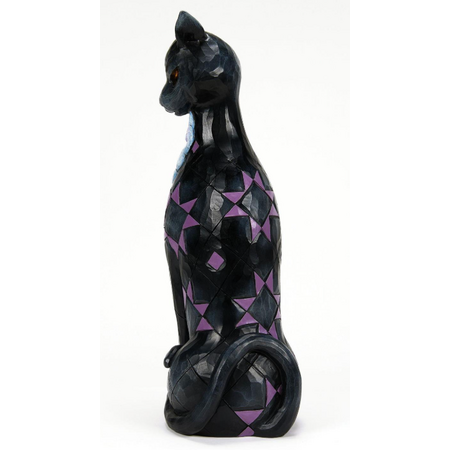 Jim Shore Jim Shore Vintage Cat with LED Glow Eyes Figurine