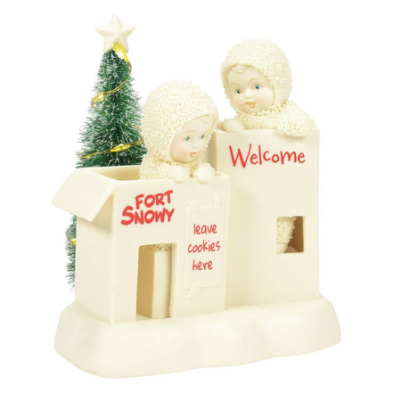 Snowbabies Snowbabies Frosty Frolic Fort Figurine