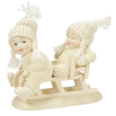 Snowbabies Snowbabies Down The Hill We Go Figurine