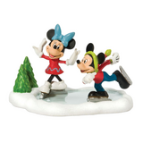 Department 56 Disney Village Mickey & Minnie Go Skating Accessory