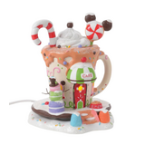Department 56 Disney Village Mickey's Peppermint Cafe Lit House