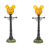 Department 56 Disney Village Mickey's Pumpkintown Street Lights