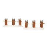Department 56 Disney Village Wharf Fencing Accessory