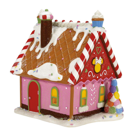 Department 56 Disney Village Minnie's Peppermint Villa Lit Building