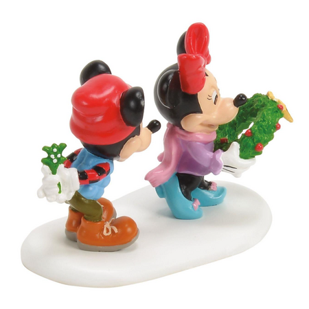 Department 56 Disney Village Mickey's Mistletoe Surprise Accessory