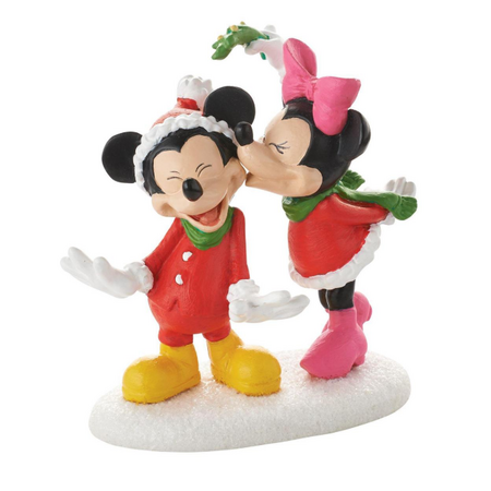 Department 56 Disney Village Mickey's Christmas Kiss Accessory