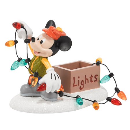 Department 56 Disney Village Mickey Lights Up Christmas Accessory