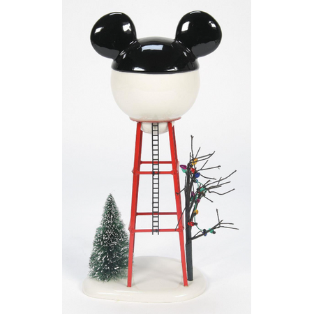 Department 56 Disney Village Mickey Water Tower Accessory