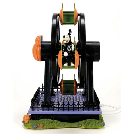 Department 56 Disney Village Pumpkintown Ferris Wheel Animated Lit Accessory