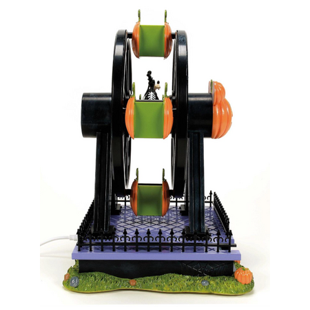 Department 56 Disney Village Pumpkintown Ferris Wheel Animated Lit Accessory