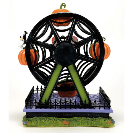 Department 56 Disney Village Pumpkintown Ferris Wheel Animated Lit Accessory