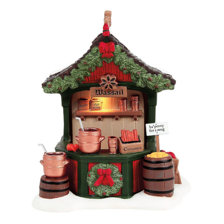 Department 56 Dickens' Village Wassail Booth Lit Building and Accessory