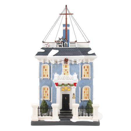 Department 56 Dickens' Village Admiral Boom's Lit House