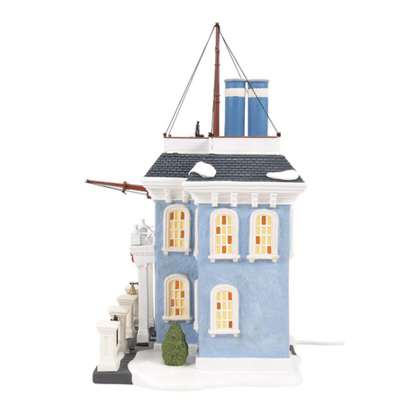 Department 56 Dickens' Village Admiral Boom's Lit House